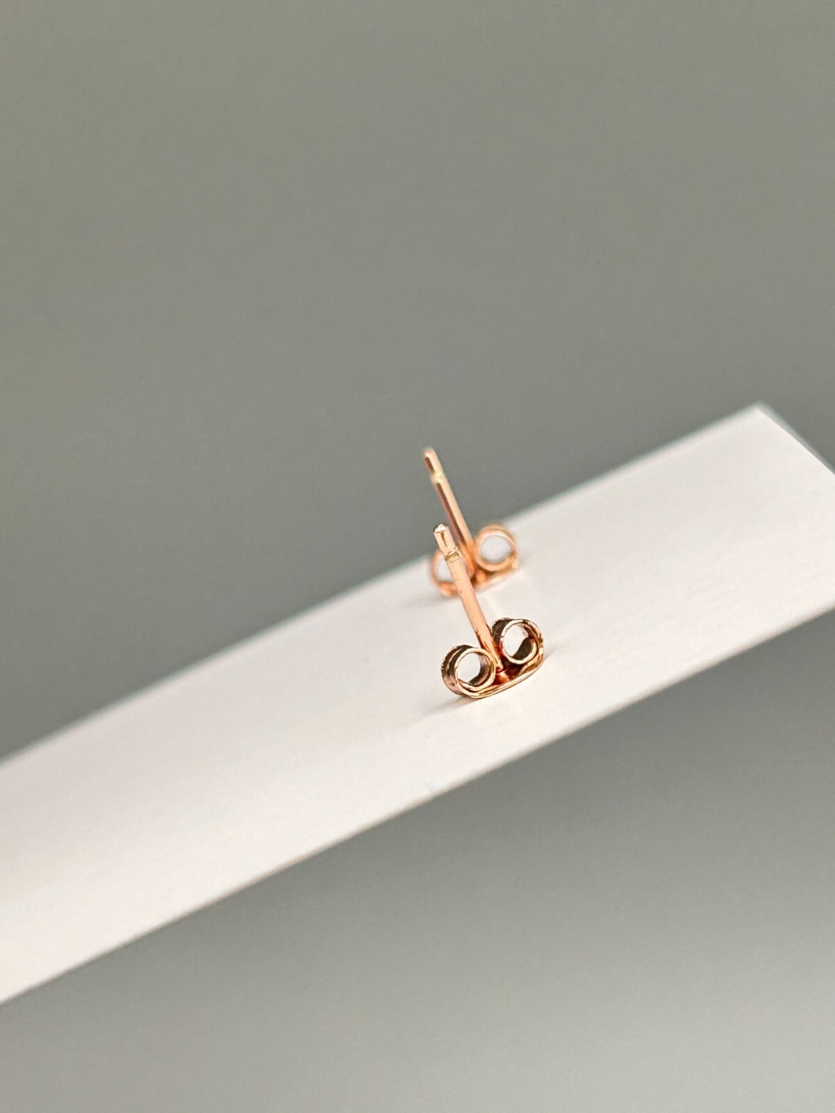 Tiny Petite Triangle Stud Earrings Sterling Silve… - image 6