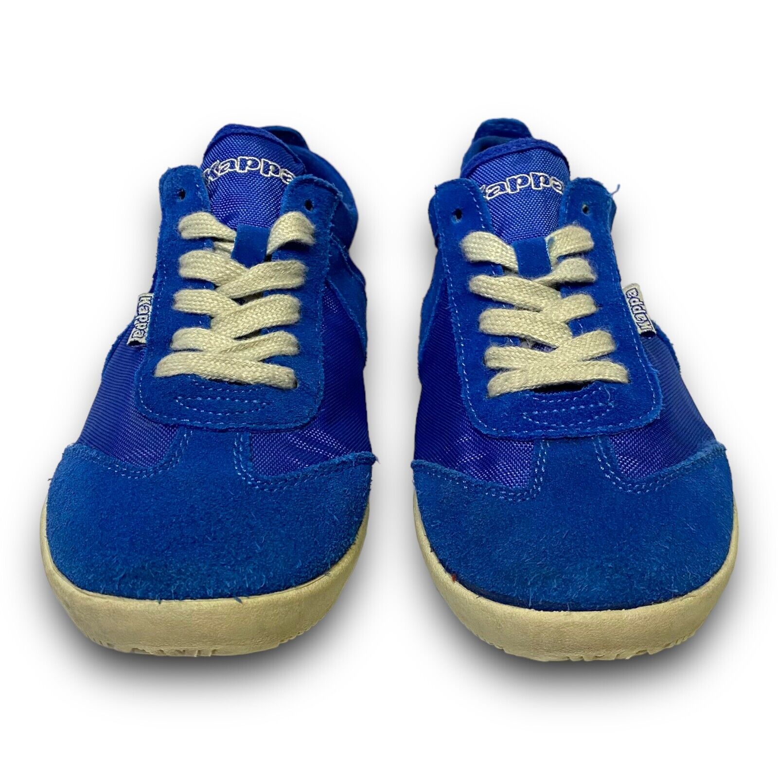 Kappa Mens US 7 Logo Lace Shoes | Blue Suede Size Rare Sneakers Vintage Up 90s eBay