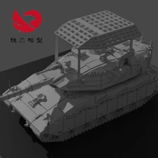 3D Printed 1/72/87/144 Israel Merkava IV Main Battle Tank Unpainted Model Kit