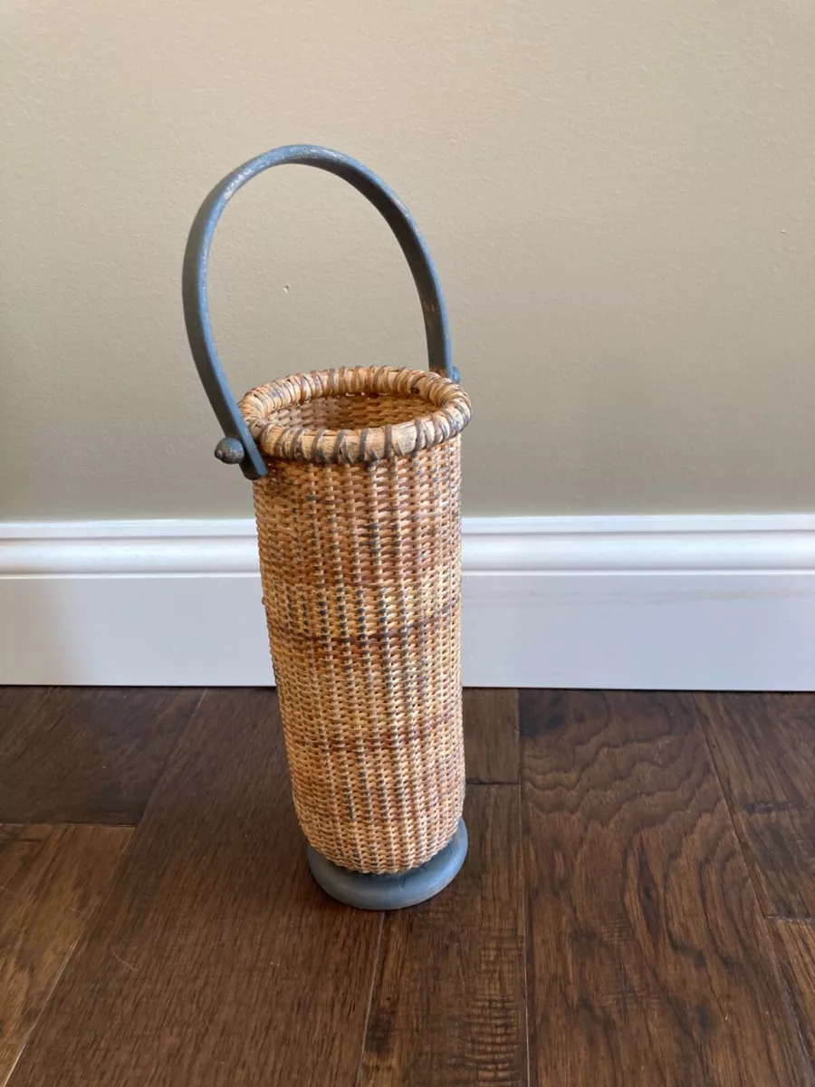 Tall woven basket online