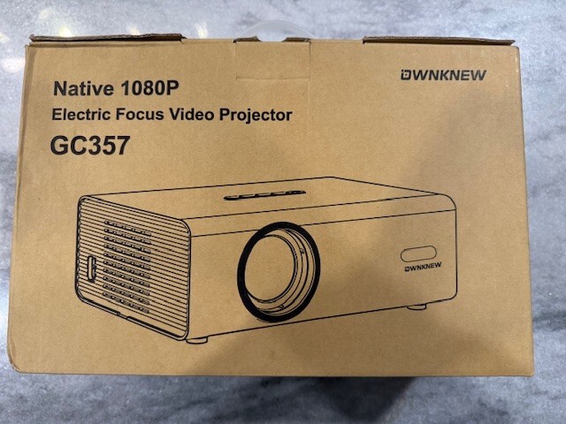 Ownknew GC357 4K Projector 1080P Bluetooth | eBay
