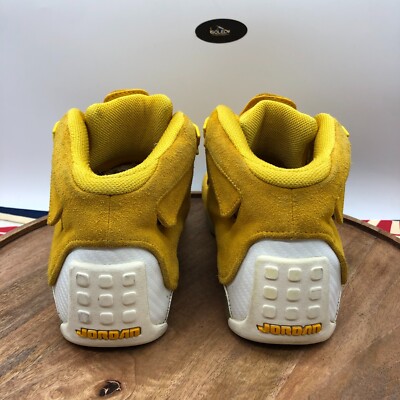 Size 9.5 - Jordan 18 Retro Ochre Yellow Suede Basketball
