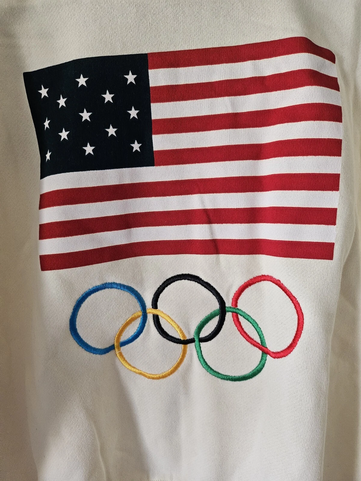 OFF WHITE Felpa con cappuccio donna Looney Tunes X Team USA zip taglia XL