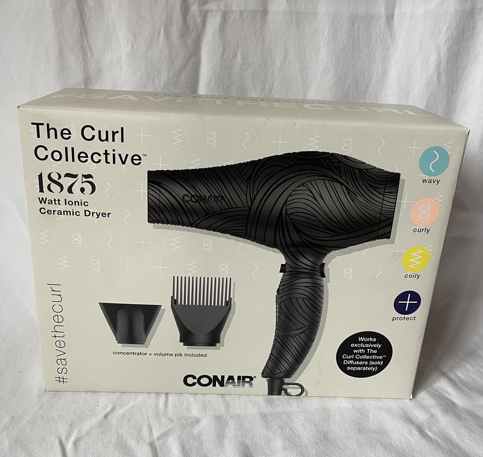 Breathtaking Conair The Curl Collective Abstract Collection Breathtaking Conair The Curl Collective Abstract Collection