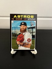 Cy Sneed 2020 Topps Heritage Rookie Card #624 Houston Astros 