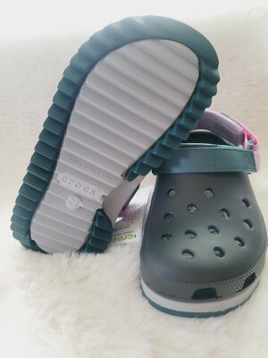 CROCS] Classic Hiker Clog Multi Black Men Women Unisex Shoe  display picture 3