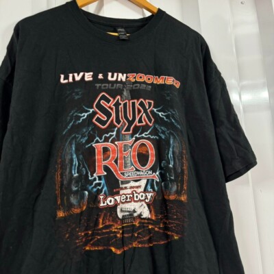 Styx REO Speedwagon Loverboy T-Shirt 2022 Tour Band S-5XL EM0199