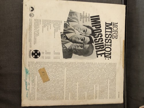 More Mission Impossible LP Rare Lalo Schifrin Pas 5002 James Bond - Bild 2 von 5