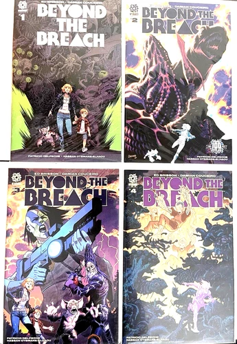BEYOND THE BREACH #1 2 3 & 4 SET CVR A COUCEIRO 2021 1ST PRINT AFTERSHOCK NM