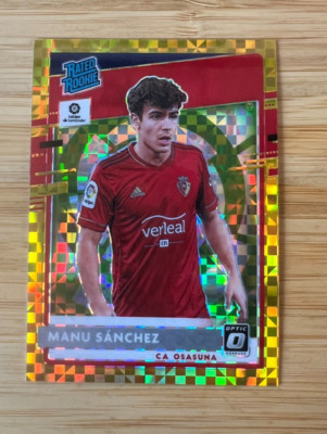 2020 Chronicles Optic Rated Rookies La Liga Gold Power Manu Sanchez #3 Rookie RC