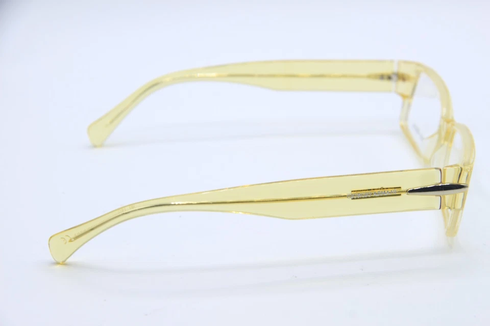 NEW GIORGIO ARMANI GA 713 FRF HONEY CLEAR AUTHENTIC FRAMES EYEGLASSES 53-15 - Image 4 of 4