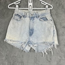 Vintage Jordache Jean Stone Acid Wash High Waisted Mom Shorts Size 7/8