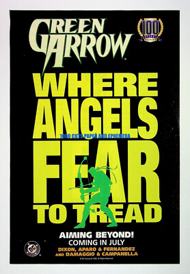 Green Arrow DC Comics 1995 Trade Print Magazine Ad Poster ADVERT