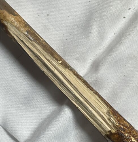 Juan Rivera Game Used Baseball Bat Handcrafted Custom Cut Dodgers CRACKED MLB - Picture 5 of 7