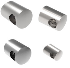 Inox Porte-Canne Support de Barre Latérale Traverse Balustrade Füllstab V2A