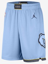 Jordan Memphis Grizzlies Statement Edition Dri-fit Men Blue Shorts DO9433-422