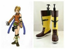 Final Fantasy 10 X-2 Rikku Cosplay Boots Shoes