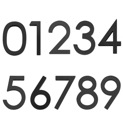 Modern Personalised House Sign Large Numbers Street Name Floating modern-personalised-house-sign-large-numbers-street-name-floating