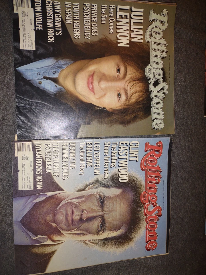 23 rolling Stones Magazine 80S VTG Tina Turner U2 Mcm Nostalgia R&B Rock Hollywo - Image 4 of 4
