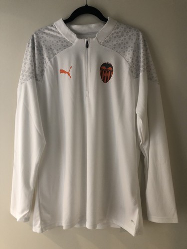 Valencia CF Puma 23/24 Soccer Football 1/4 Zip Training Shirt NWT XL jersey