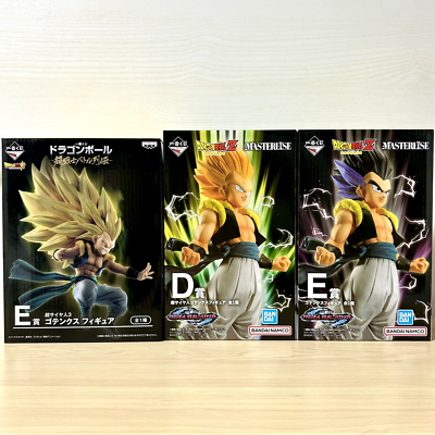 Dragon Ball Super Saiyan 3 Gotenks Figure 3 types set Ichiban Kuji