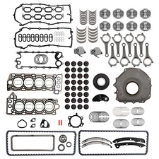 AJ133 5.0L Engine Overhaul Rebuild Kit w/ Rod & Timing For Jaguar Ranger Rover