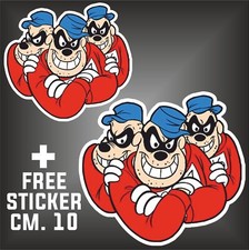 adesivo BANDA BASSOTTI car sticker decal aufkleber + 1 FREE STICKER CM. 10