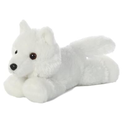 NEU Aurora World Plüsch Natur Kinder Wolf (weiß)