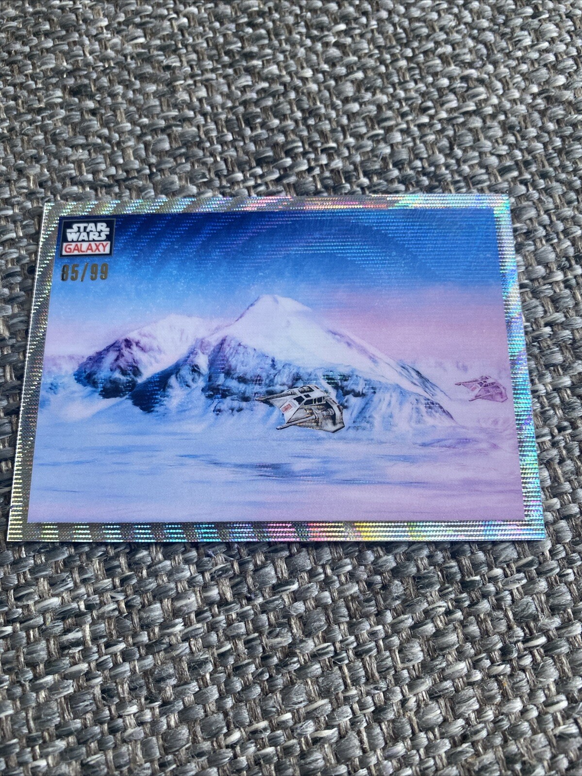 2023 Topps Star Wars Galaxy Chrome Wave 85/99 Daybreak On Hoth
