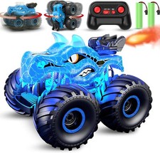 Remote Control Car, 360  Rotating RC cars for boys 4-7 with Spray, Light  Sound