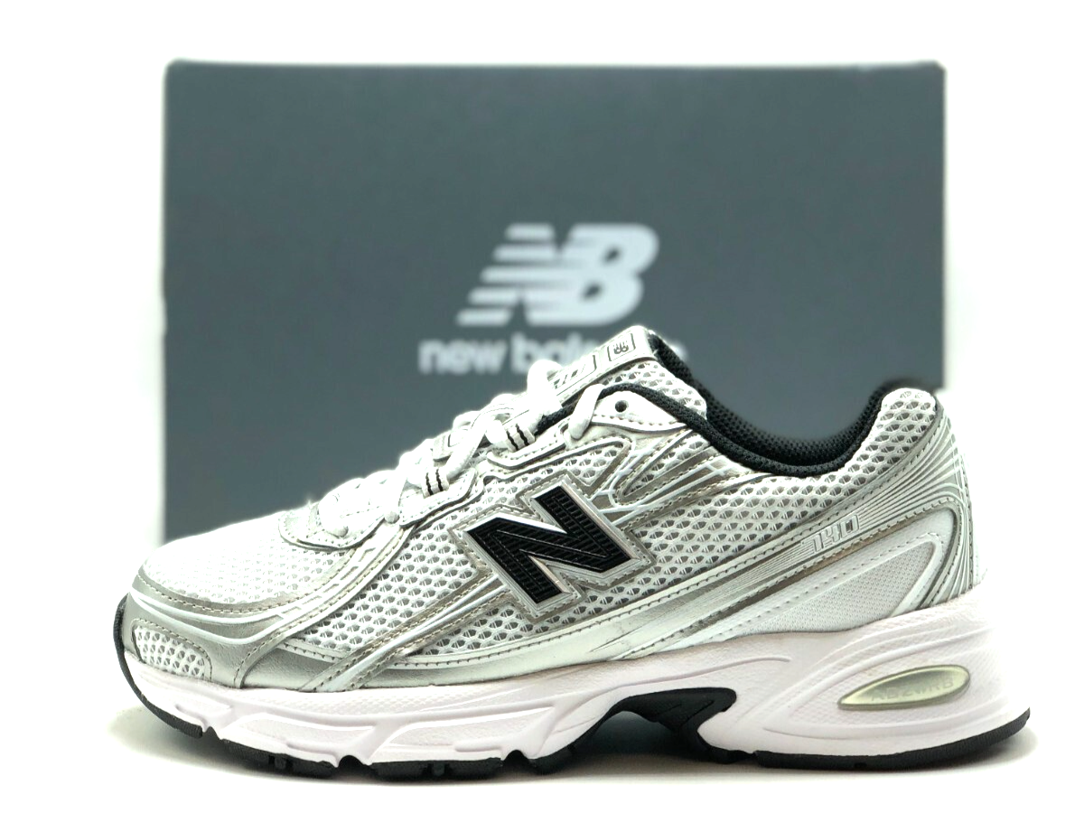 NEW* Men New Balance 740 Running Life Style Shoes White/Metallic 