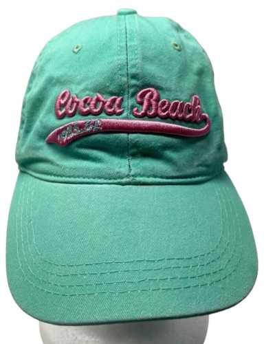 Cocoa Beach Florida Hat Cap Strap Back by Beachwave - Mint Green - Picture 1 of 7