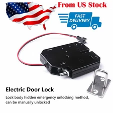 2A Iron Secure Electric Door Release Rim Mortice Lock Strike DC12V Cabinet in US