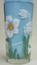 Narcissus Peanut Butter Glass Glasses Drinking Kitchen Mauzy 73-9