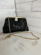 Whiting And Davis Black Mesh Clutch