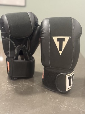 Title Boxing GEL Enforced Black Bag Gloves Size Medium