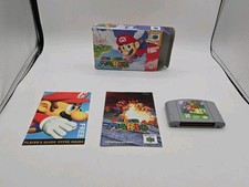 Super Mario 64 Nintendo 64 N64 1996 CIB Box Manual Clean See Pics Insert No Tray