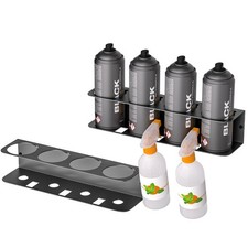 Spray Can Holder Rack, Wall Mounted Spray Bottle Holder, Garage Wall Mount Sh...