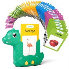 Talking Flash Cards for Toddlers 1-3, Montessori 224 Words English, Green
