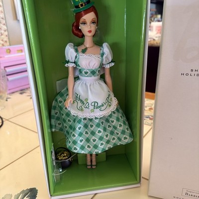 SHAMROCK CELEBRATION HOSTESS BARBIE BFC EXCLUSIVE IN SHIPPER MINT ST PADDYS DAY