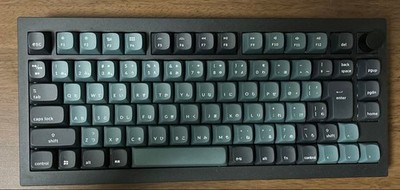 Keychron Q1 Pro Keyboard JP TKL JIS Banana Stem Black Green Used Tested