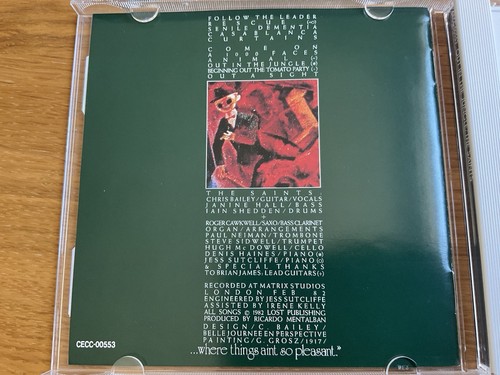 The Saints CD Out In The Jungle Japanese Import With OBI CECC-00553 Sample Promo - Bild 12 von 13