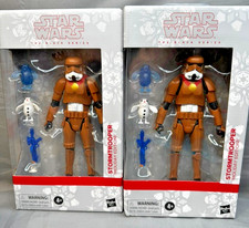 Star Wars Black Series 6-Inch Walmart Exclusive - Holiday Edition Snowtrooper X2