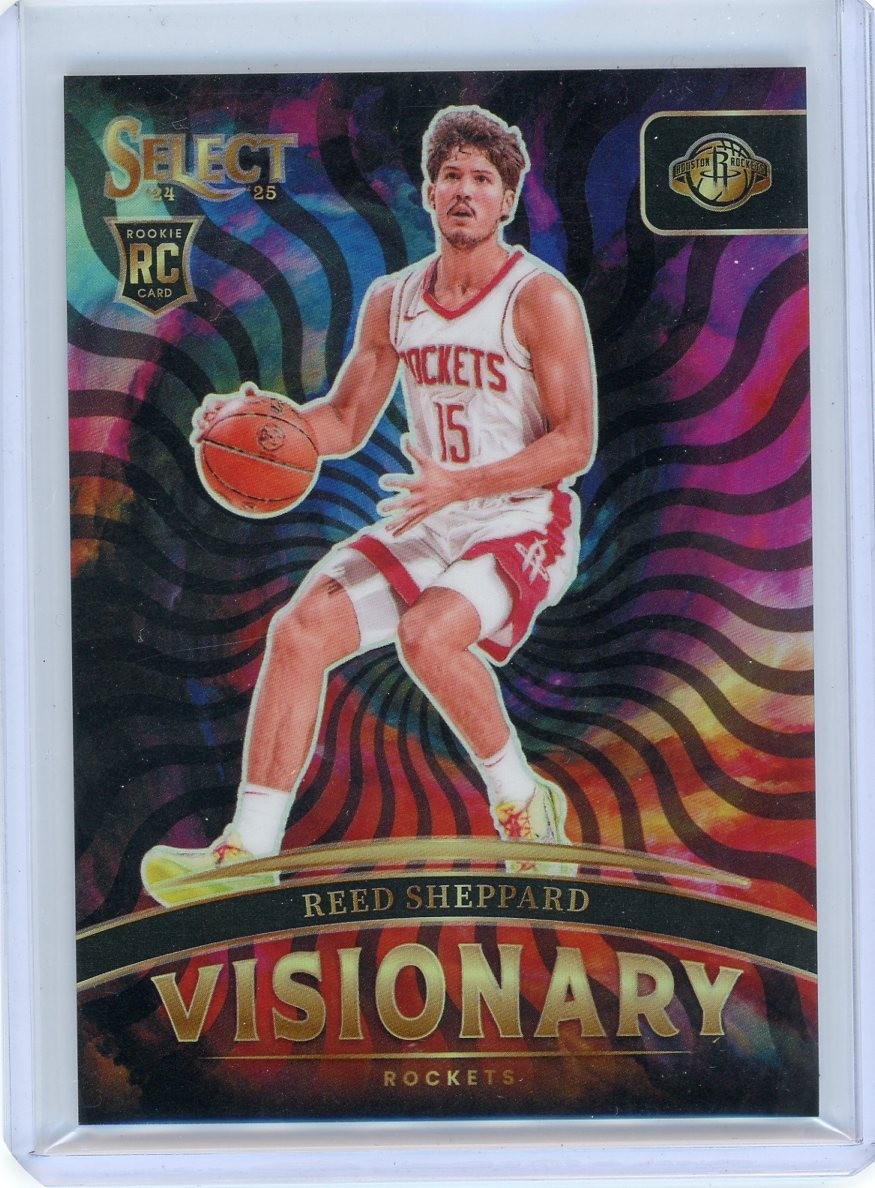 2024 Select #14 Reed Sheppard Visionary Case Hit SSP Rookie RC Rockets