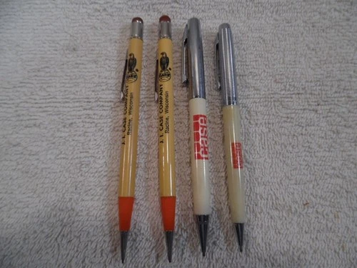 4 Vintage Advertising Mechanical Pencils J. I. Case Company