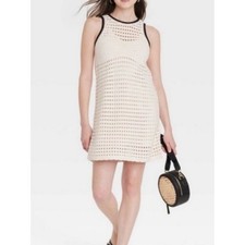Universal Thread Openwork Crochet Sleeveless Sweater Dress XS