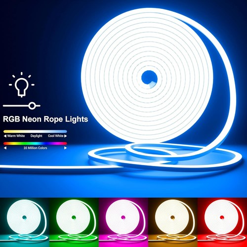 Tira LED 30M 2 Rollos 15M RGB, Tira Flexible Con Doble Adhesivo Fuerte... - Imagen 10 de 11