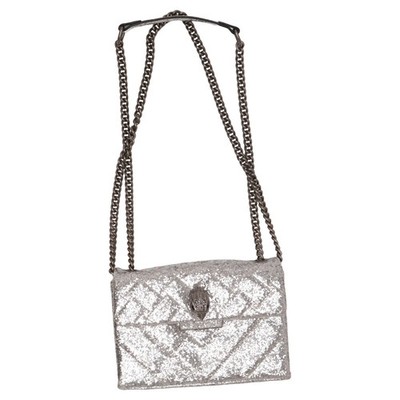 Kurt Geiger London, Umhängetasche, Damen, Polyester/Polyurethan, Silber #zhc