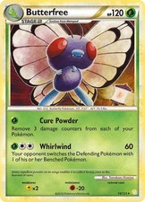 Butterfree HeartGold SoulSilver 16/123 Pokemon NM