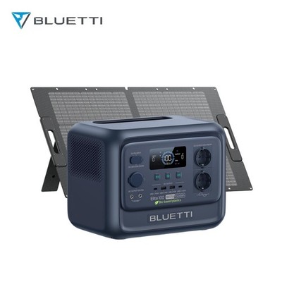 BLUETTI Elite 100 V2 Powerstation 1800W Generator 100W Solarpanel für Camping